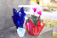 Fused Glass Vase, Planter and Votive