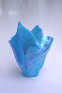 Slumped Glass Vase